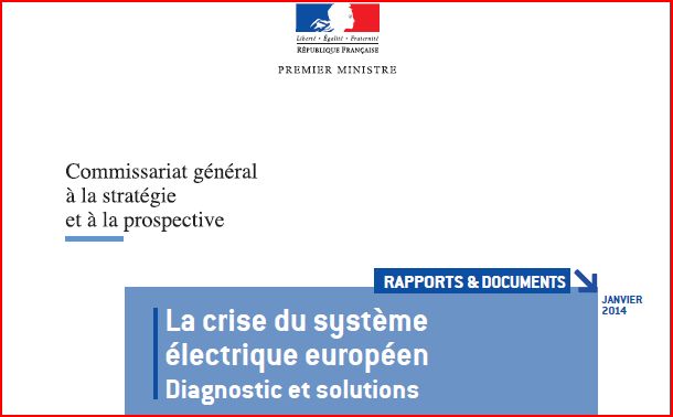 Rapport crise syst elec europe janvier 2014